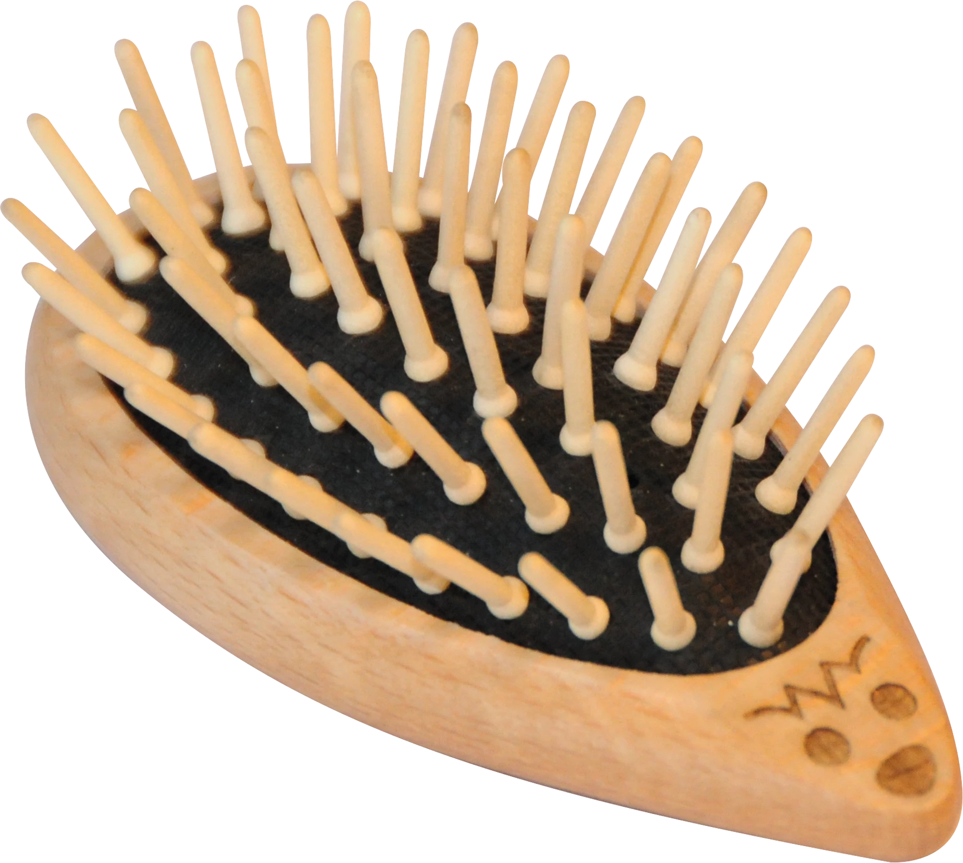 wooden hairbrush