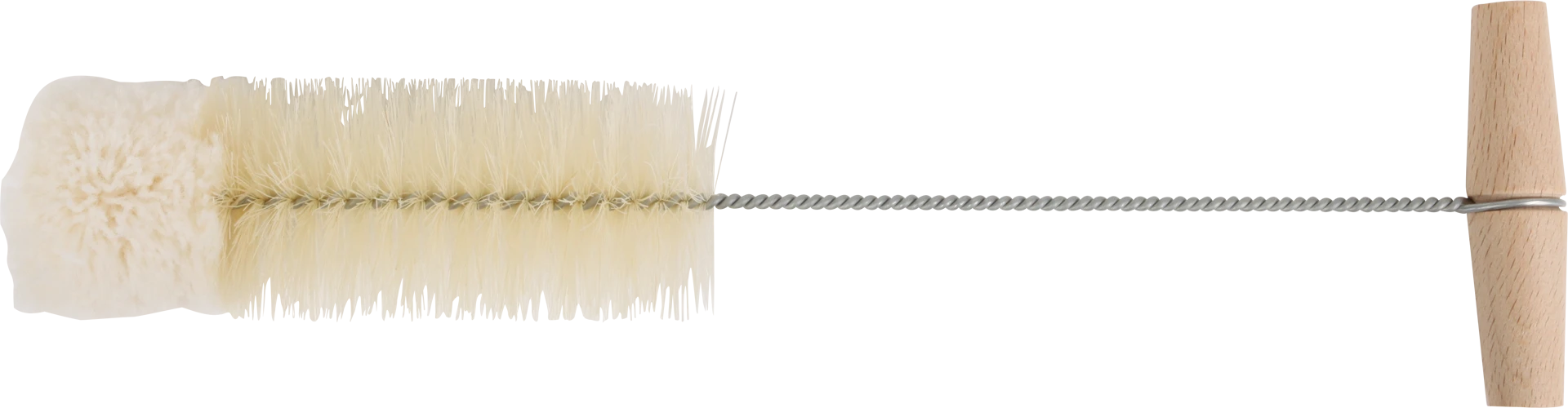 Goupillon à nettoyer avec poignée en bois