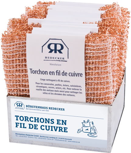 Torchon en fil de cuivre