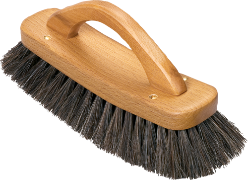 shoe shine brush with handle