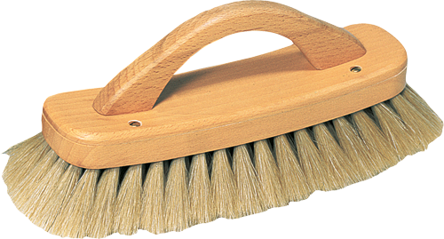 shoe shine brush with handle