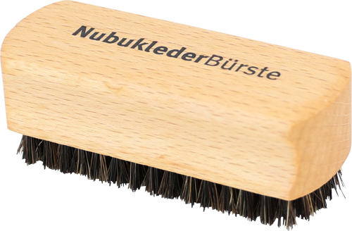 nubuk leather brush