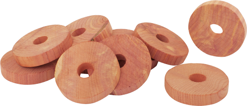 red cedar clothes hanger discs