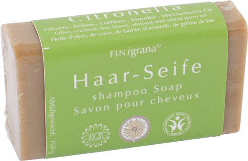 Savon pour cheveux – citronnelle