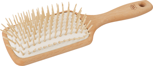 Brosse à cheveux en bois pour cheveux longs