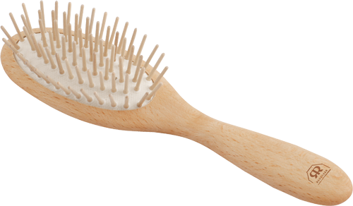 wooden hairbrush