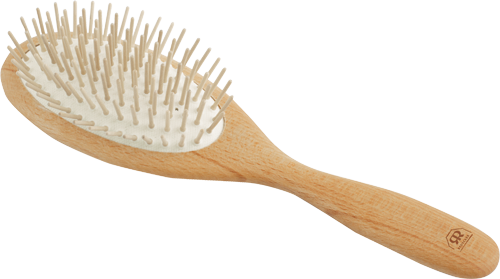 wooden hairbrush