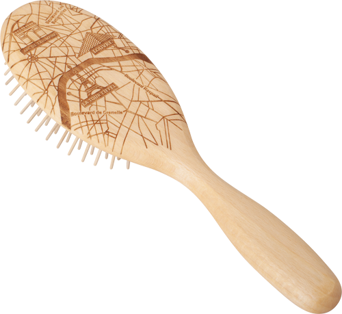 Brosse à cheveux en bois