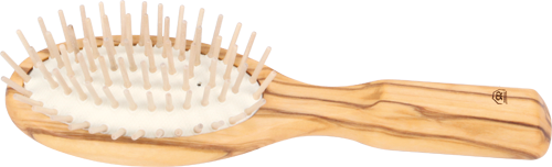 wooden hairbrush