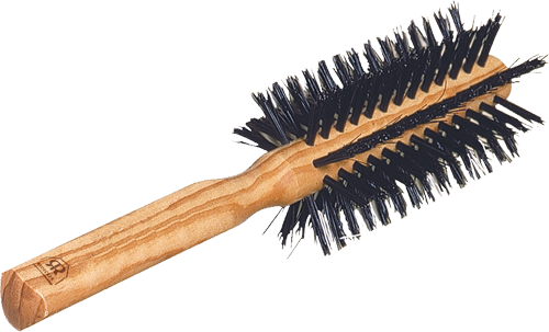 Brosse à cheveux ronde