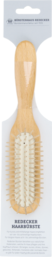 wooden hairbrush