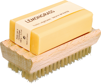 Nagelbürste mit Seifenablage