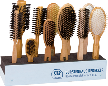 Présentoir pour brosses à cheveux