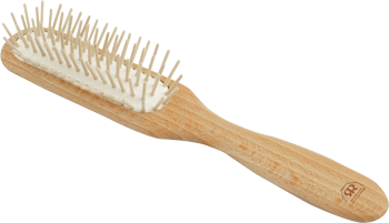 wooden hairbrush