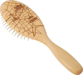 Holzhaarbürste