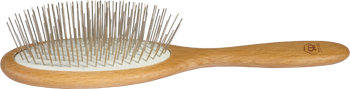 Brosse à cheveux métallique pour cheveux longs