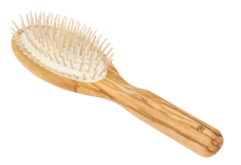 wooden hairbrush