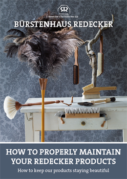 brochure „How to properly ­maintain your Redecker products“