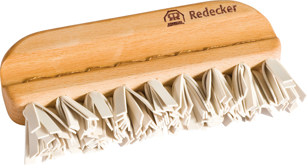 Brosse à vêtements anti-bouloches en bois Redecker