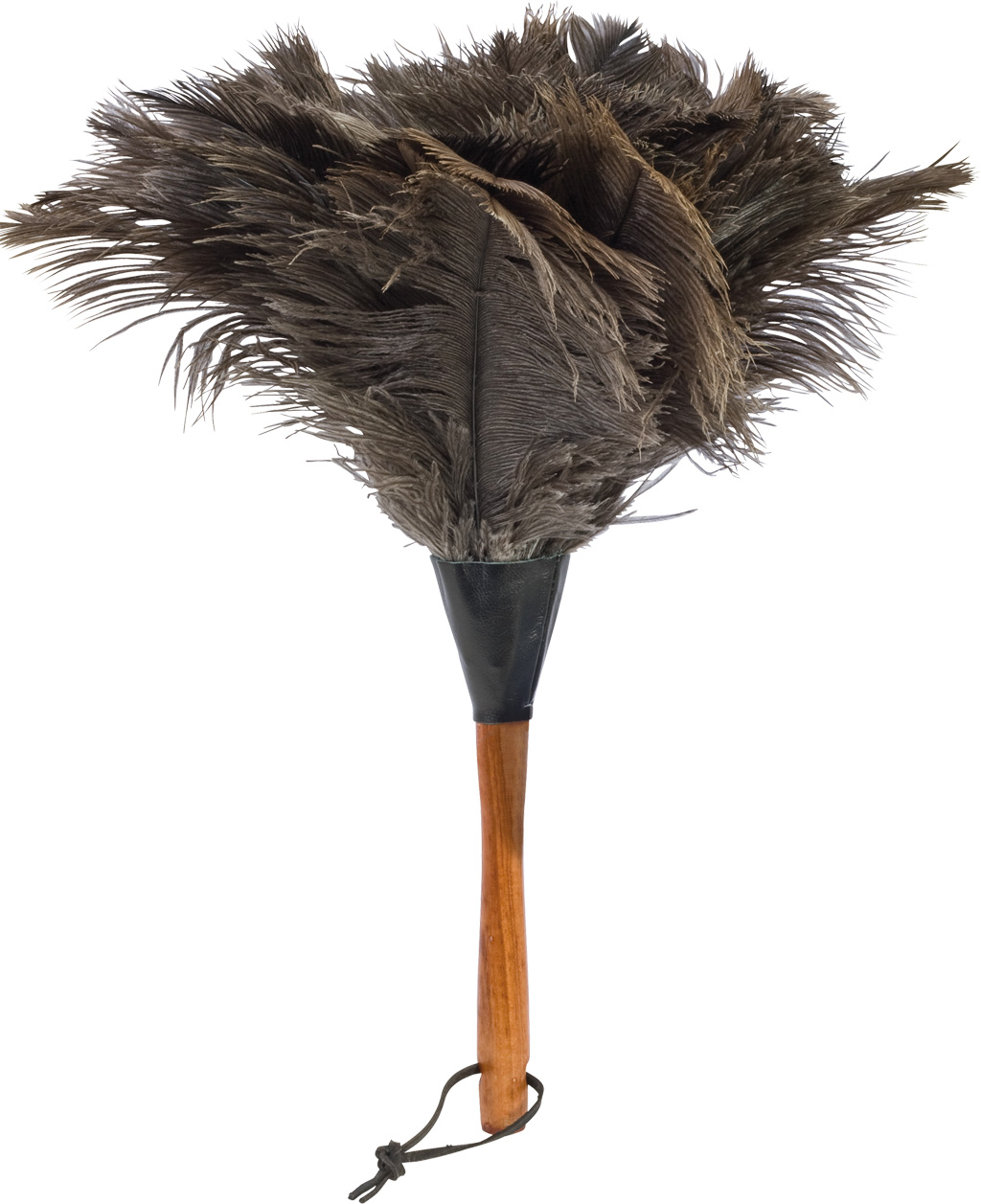 Small handled feather duster with ostrich feather