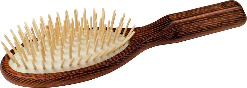 Brosse à cheveux en bois, Soins des cheveux